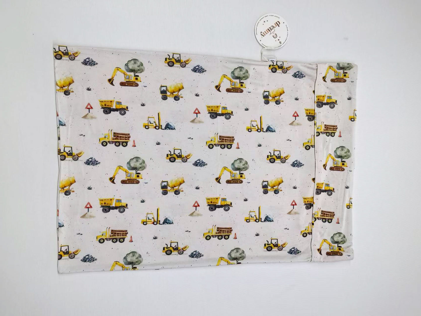 Toddler Pillowcase - Diggers & Movers