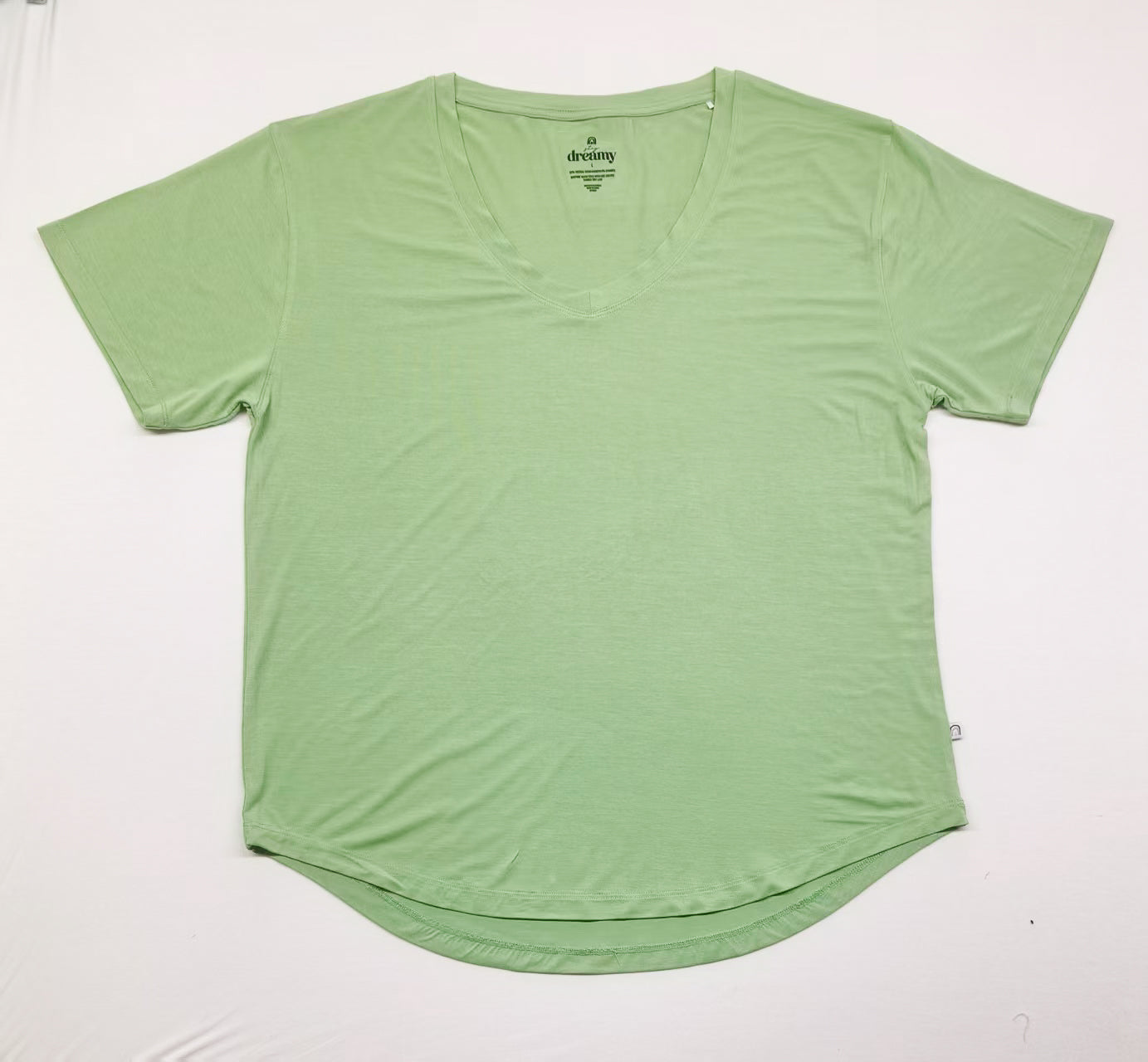 Women’s Green Solid T-shirt (Matches Diggers & Movers)