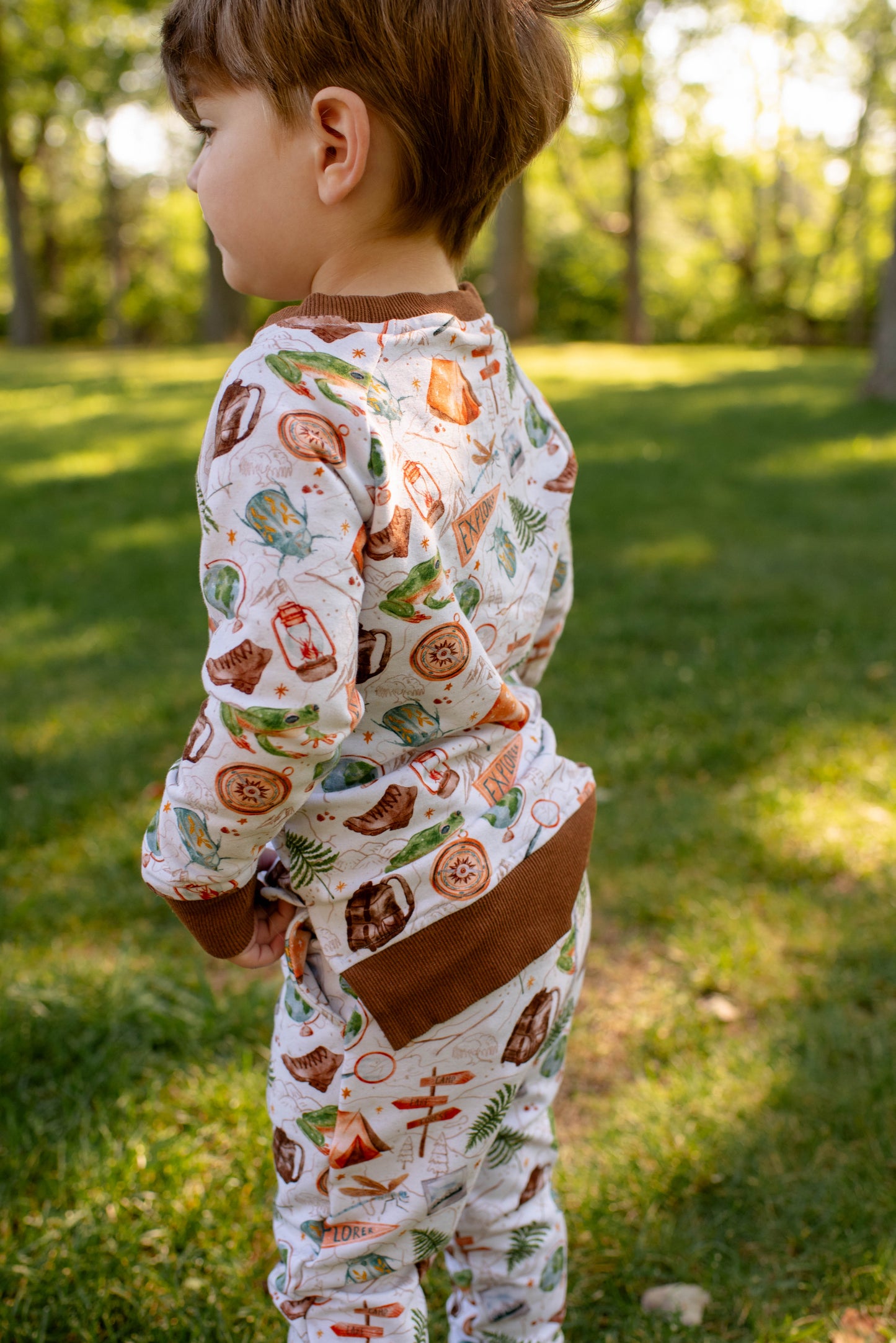 Crewneck Sweater & Joggers Set - Bamboo/Cotton Blend - Adventure Scout