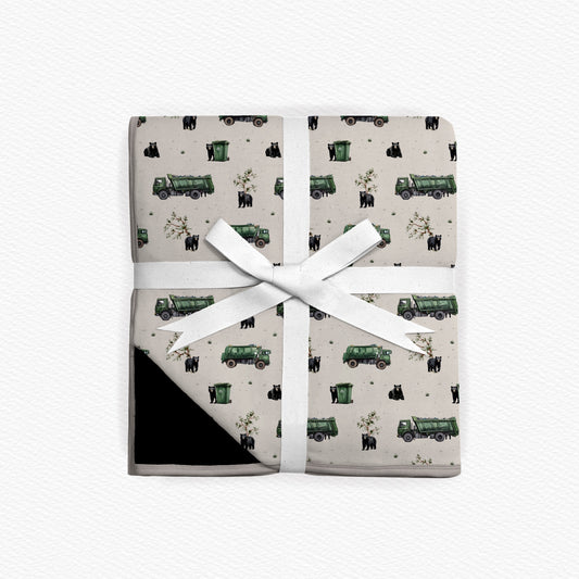Youth Blanket - Trash Trucks