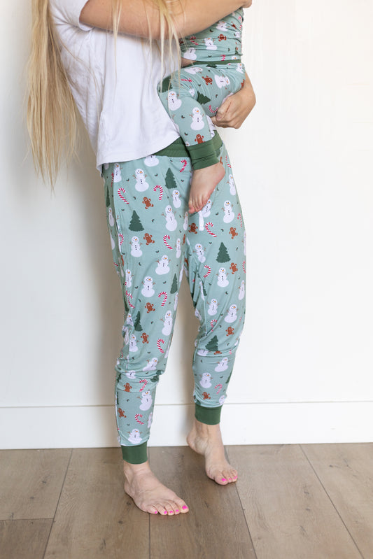 Just Chillin' Holiday Adult Jogger Style Pj Pants
