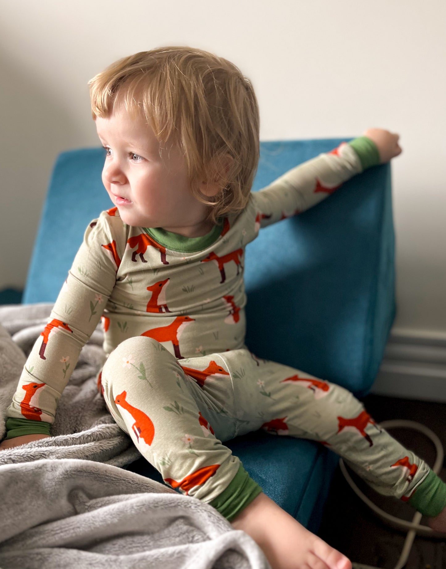 The Fox And The Sound Asleep - Bamboo Long Sleeve PJs