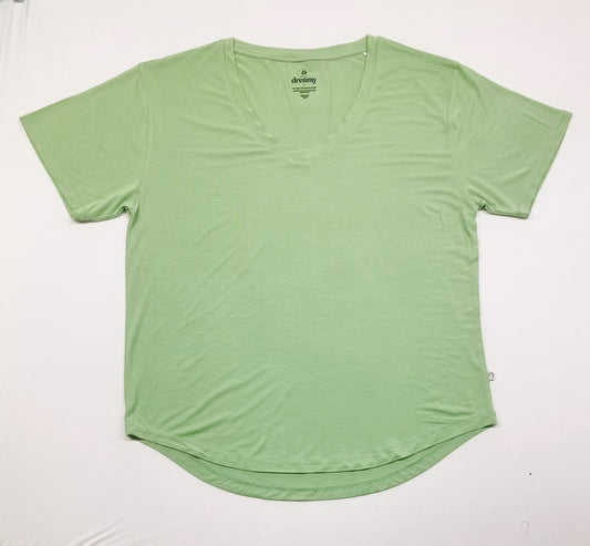 Women’s Green Solid T-shirt (Matches Diggers & Movers)