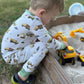 Kids Two Piece Pjs - Diggers & Movers
