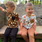 Kids Bamboo Jogger Pants - Acorn - Solid Brown