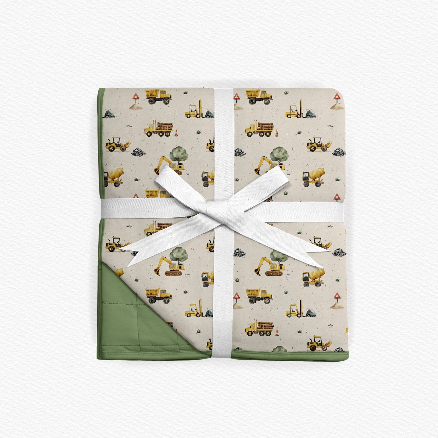 Mini Blanket - Diggers & Movers -