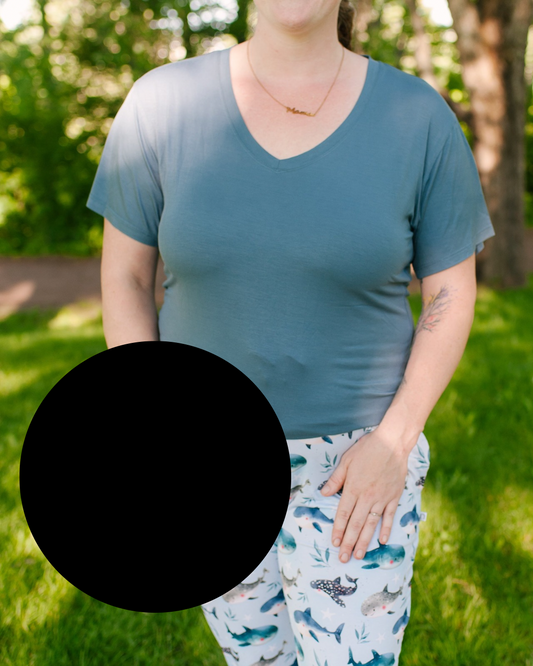 Women's T-shirt - Solid Black