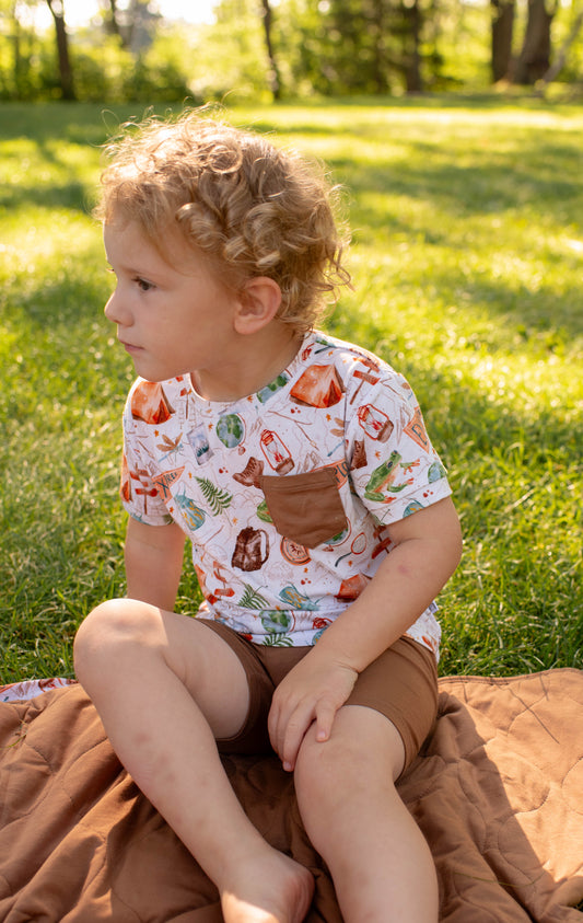 Kids Pocket T-Shirt -Adventure Scout