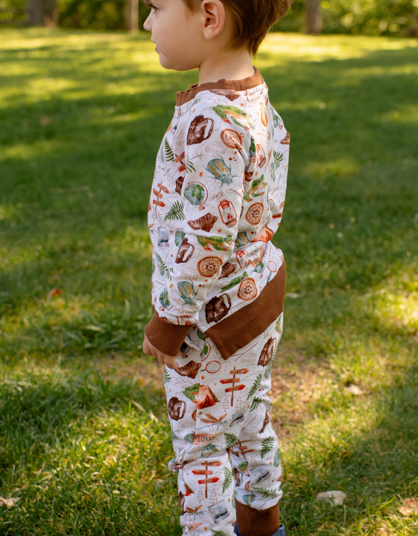 Crewneck Sweater & Joggers Set - Bamboo/Cotton Blend - Adventure Scout