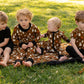Kids Shorts+T-Shirt Pj set - Solid Black - Summer