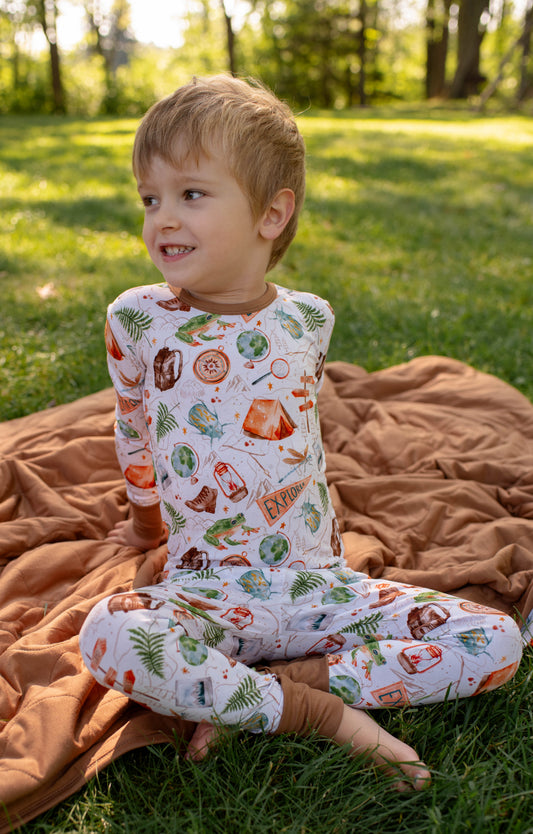 Kids Two Piece Pjs - Adventure Scout