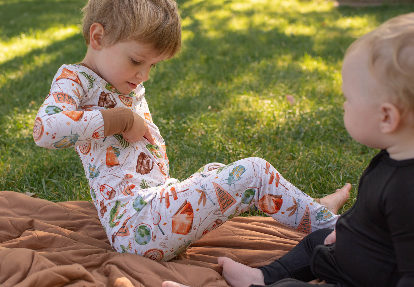 Kids Two Piece Pjs - Adventure Scout
