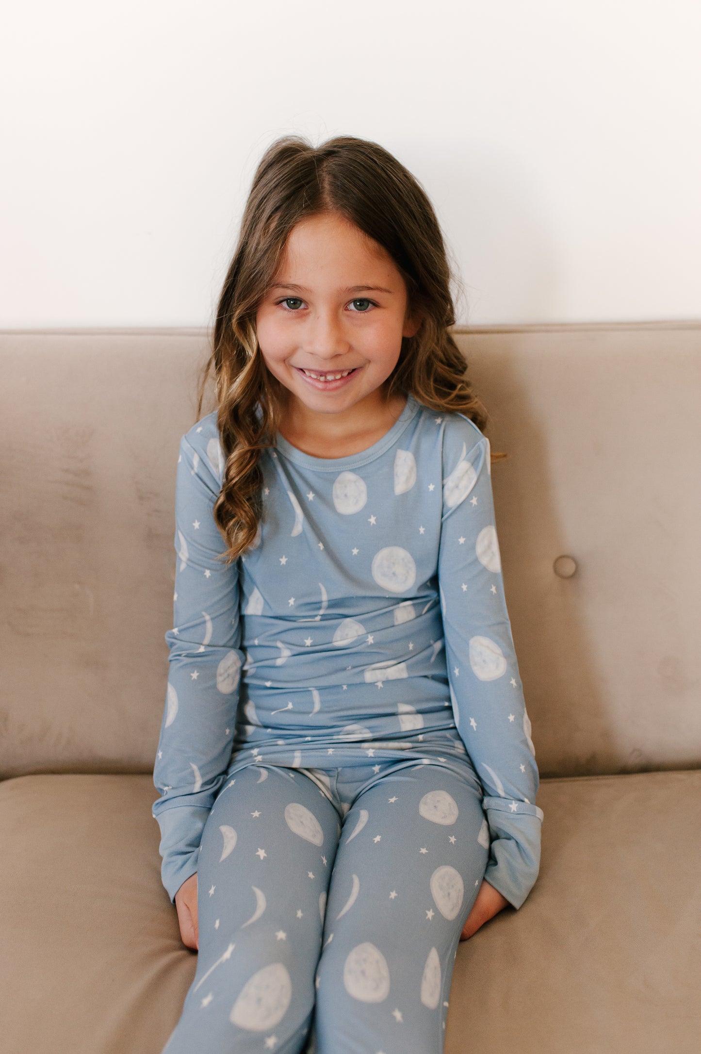 Reach For The Moon Bamboo Long Sleeve PJ Set