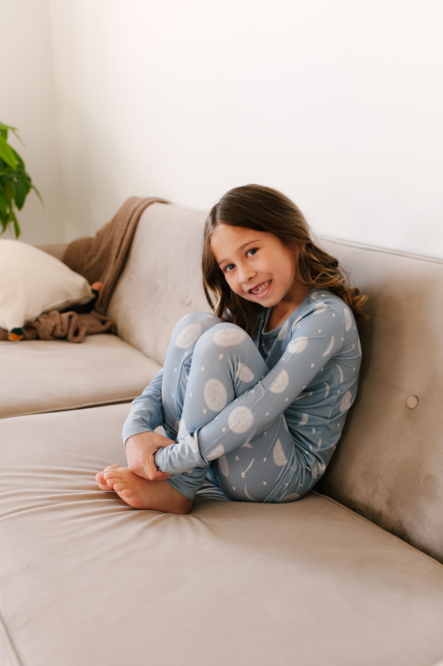 Reach For The Moon Bamboo Long Sleeve PJ Set