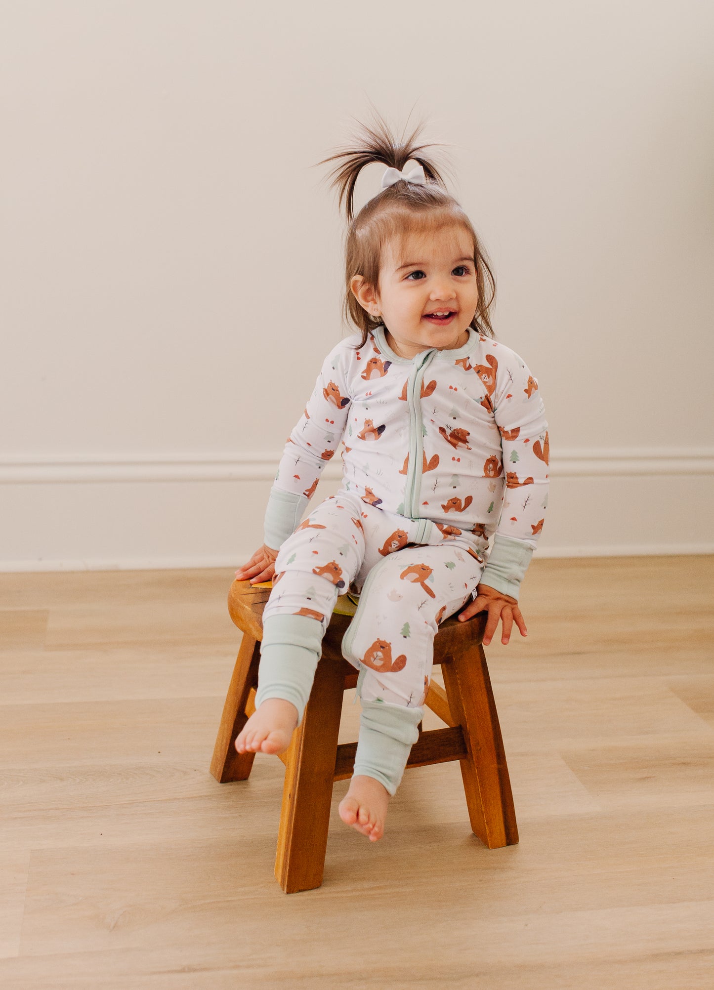 Woodchip Bamboo Zippy Romper -