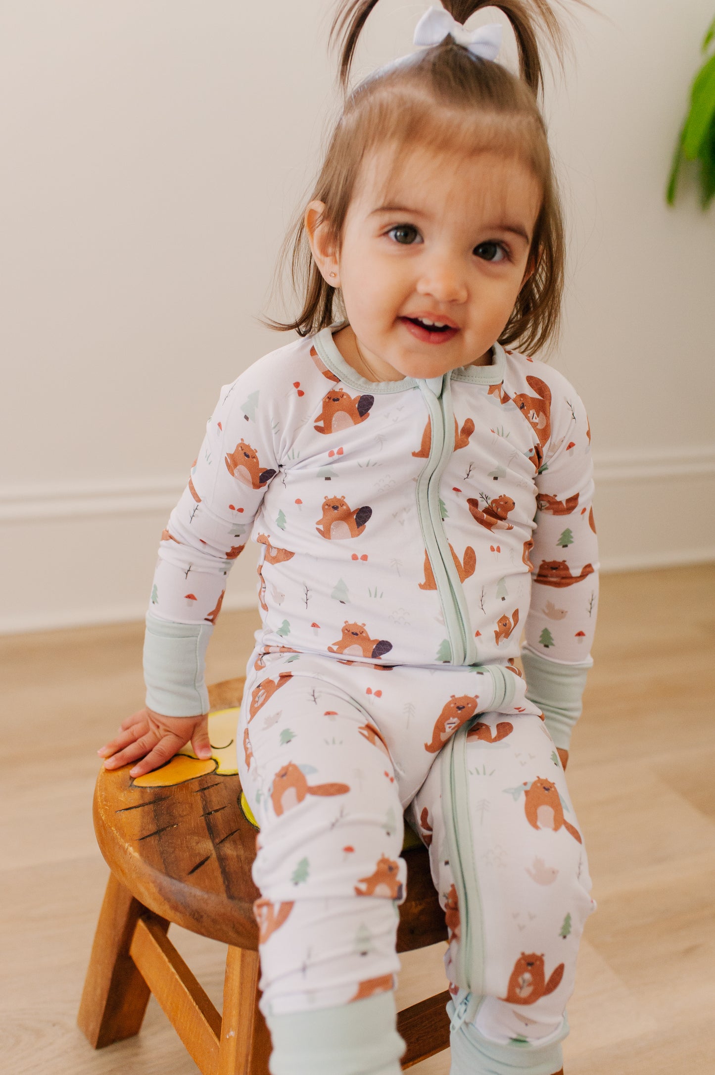 Woodchip Bamboo Zippy Romper -