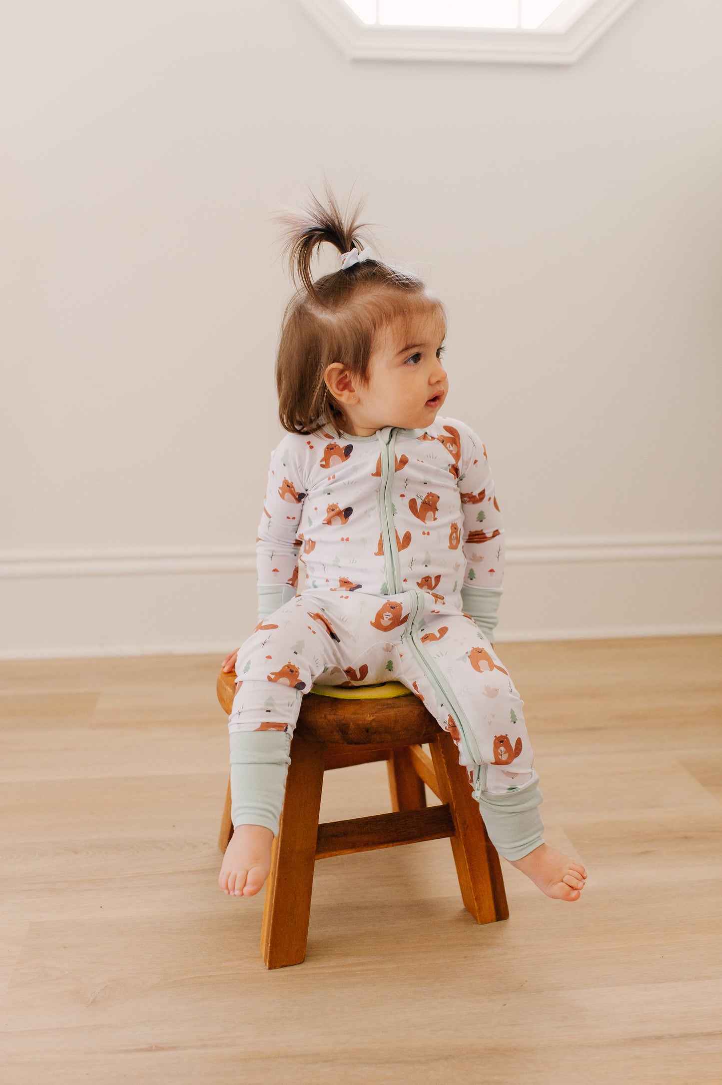 Woodchip Bamboo Zippy Romper -