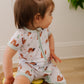 Woodchip Bamboo Shortie Romper -