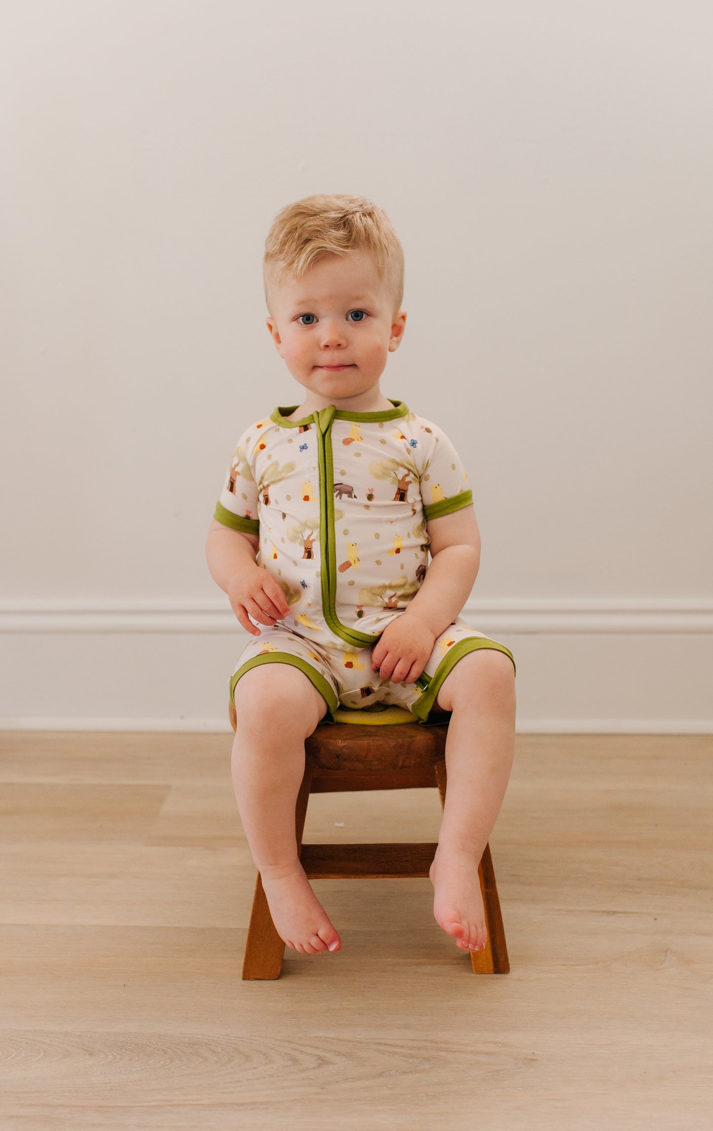 Rumbly Tumbly (Winnie The Pooh) Bamboo Shortie Romper