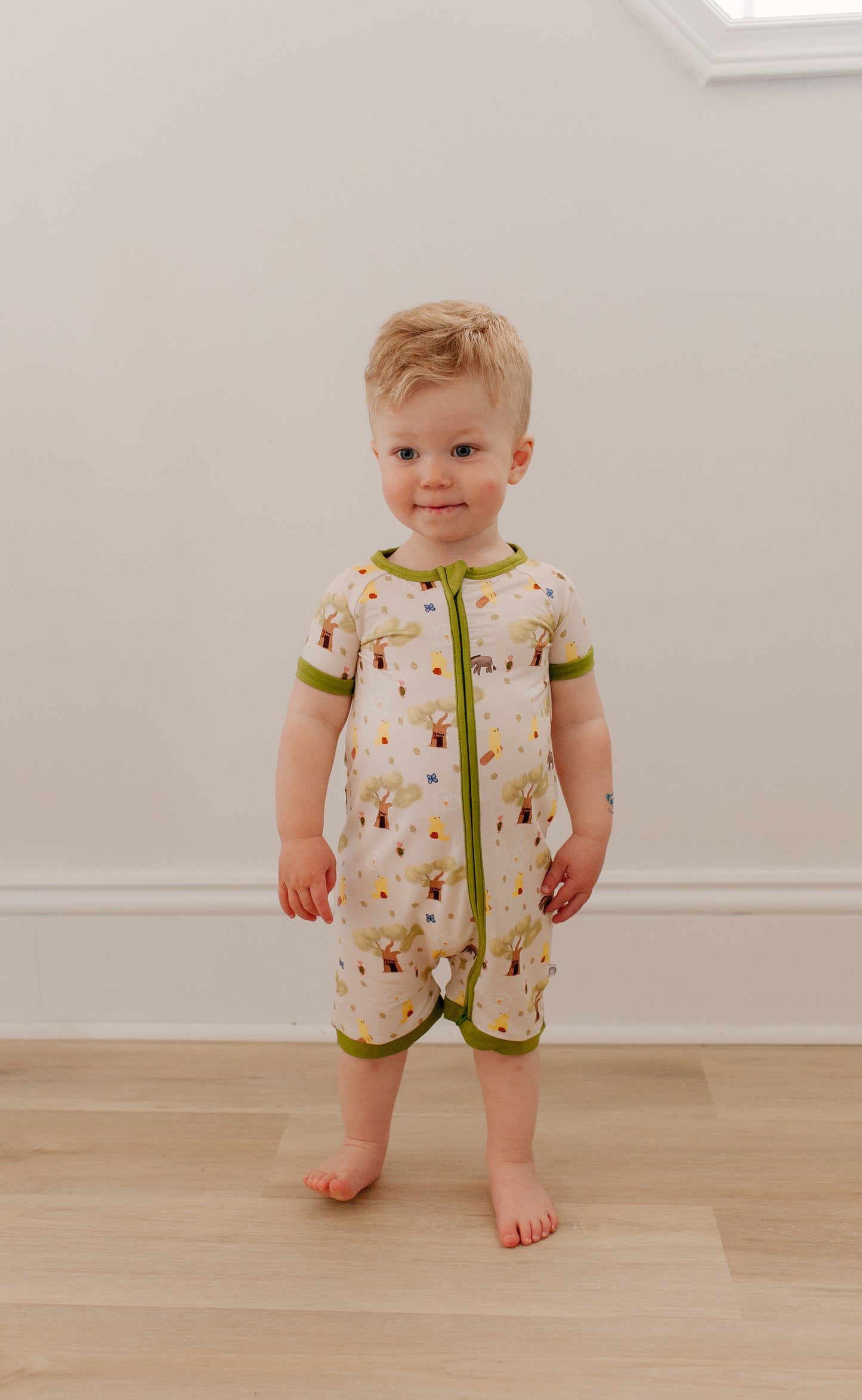 Rumbly Tumbly (Winnie The Pooh) Bamboo Shortie Romper