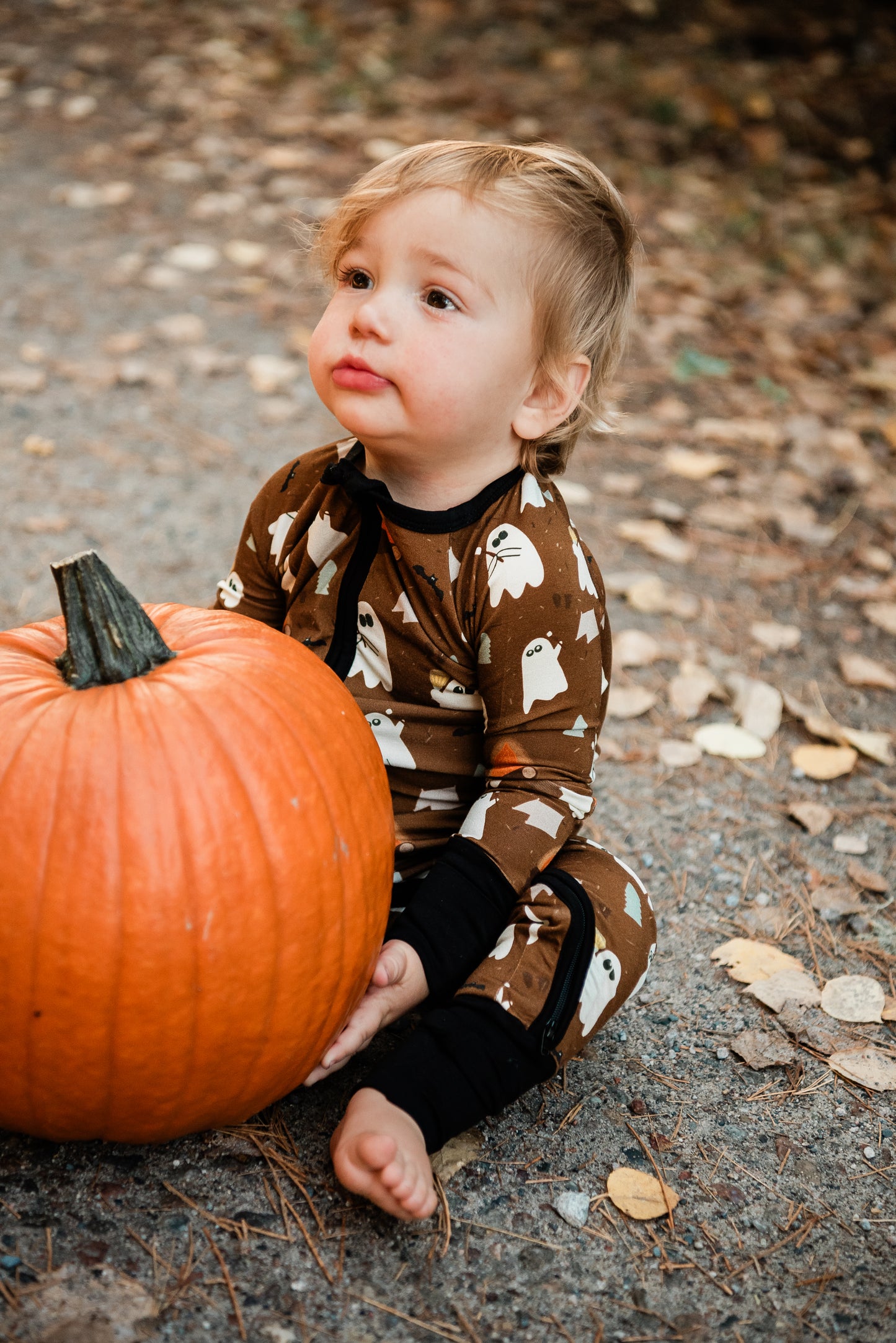 Bamboo Zippy Romper - Ghost Stories