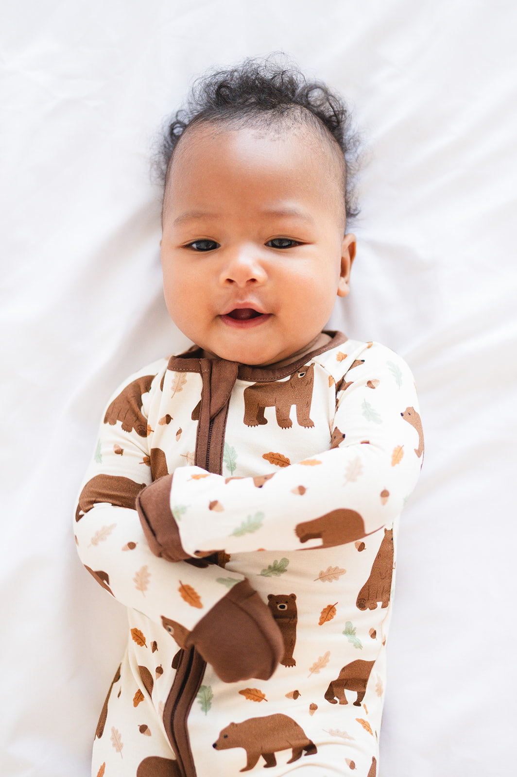 Bamboo Zippy Romper - Beary Dreamy