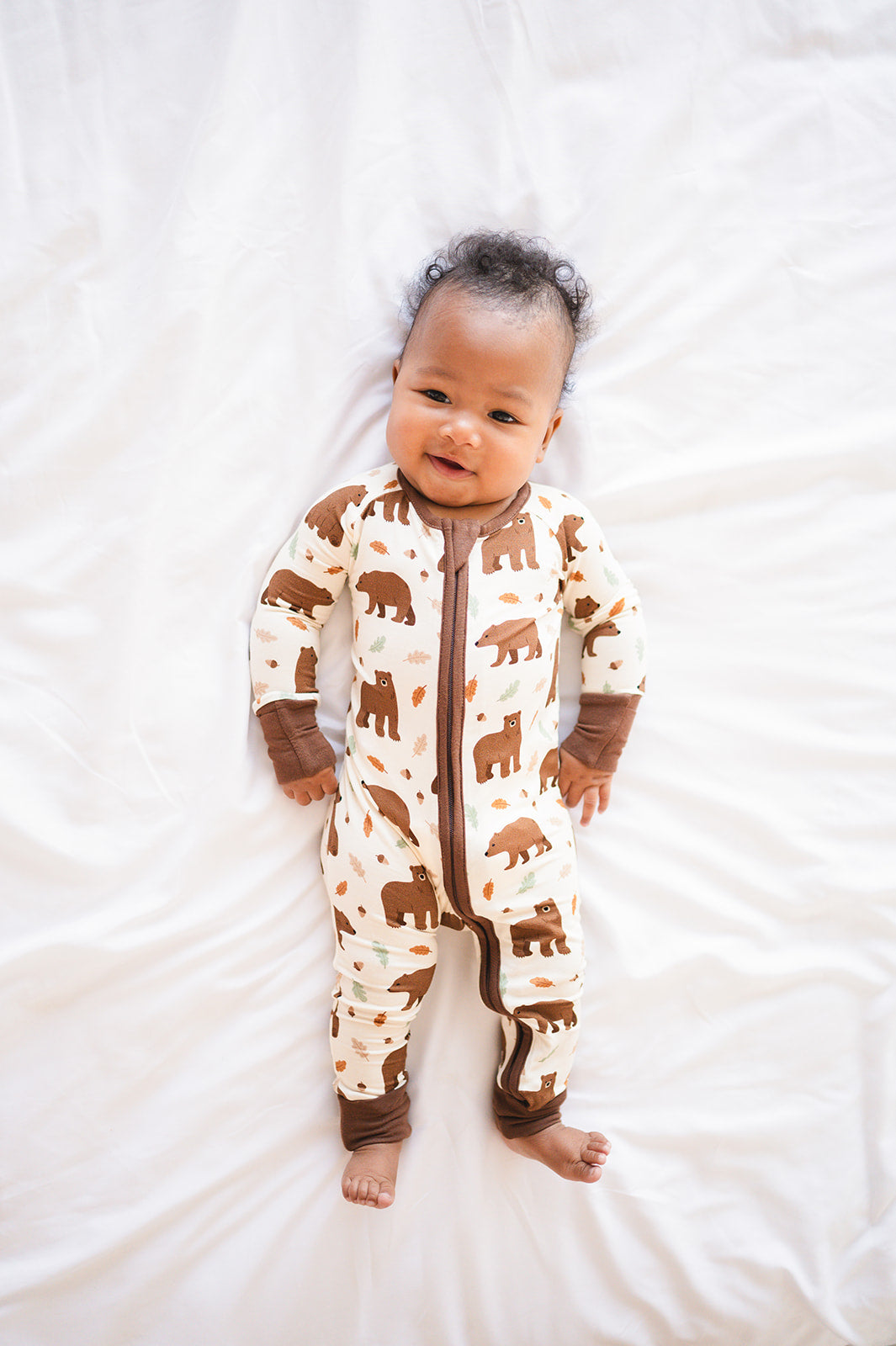 Bamboo Zippy Romper - Beary Dreamy